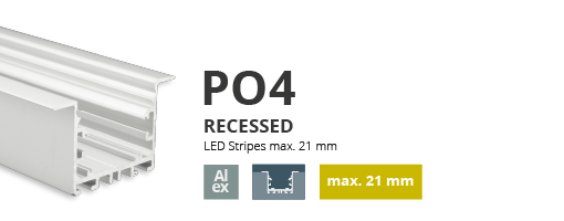 Profil alumini per shirit LED 14