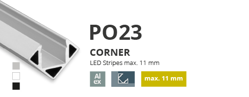 Profil alumini per shirit LED 17