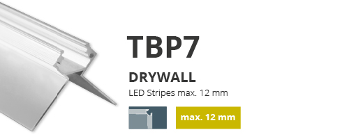Profil alumini per shirit LED 19
