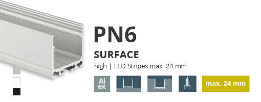 Profil alumini per shirit LED 9