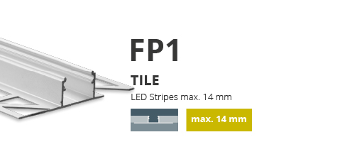 Profil alumini per shirit LED