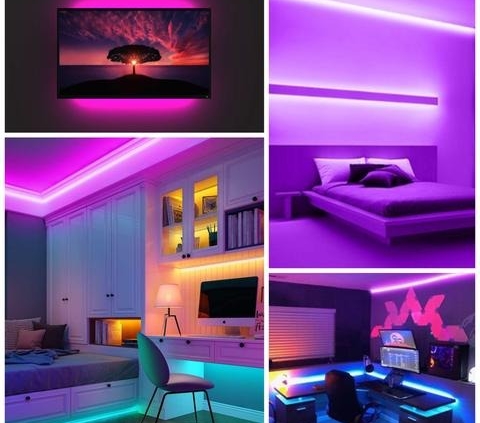 LED strip lighting under kitchen cabinets – Vitalux